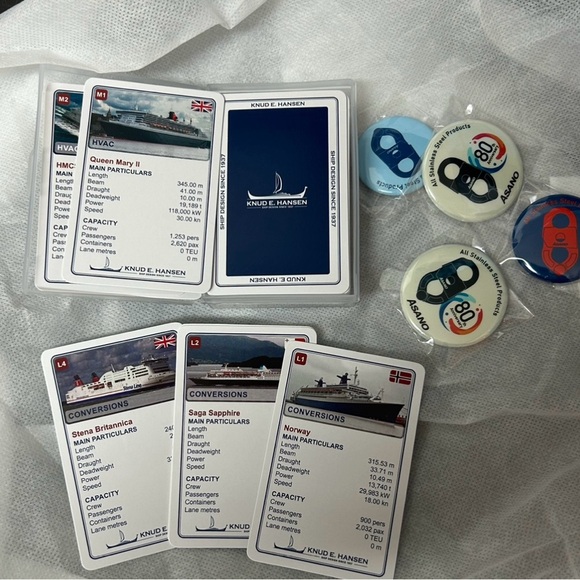 A deck of cards with the  details of various Ships - Very cool neat collection - Picture 3 of 7